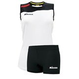 Mikasa SET DHAYA Форма волейбольная женская Белый/Черный - фото 261121