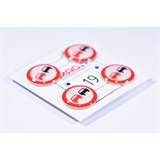 Magni ОБГОН ЗАПРЕЩЕН Магнитные держатели спортивных номеров - фото 261280