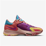 Nike ZOOM FREAK 4 Кроссовки баскетбольные Оранжевый/Голубой/Фиолетовыйe - фото 261307