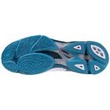 Mizuno WAVE LIGHTNING NEO 2 Кроссовки волейбольные Белый/Голубой - фото 261315