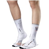 Moretan SQUARD Носки беговые высокие Белый/Серый - фото 261481