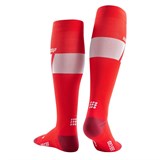 CEP SKI ULTRALIGHT TALL COMPRESSION SOCKS (W) Компрессионные гольфы для лыжных гонок женские Красный/Белый - фото 261723