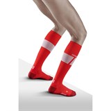 CEP SKI ULTRALIGHT TALL COMPRESSION SOCKS (W) Компрессионные гольфы для лыжных гонок женские Красный/Белый - фото 261726