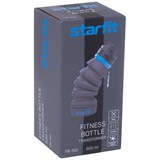 Starfit FB-100 Бутылка для воды складная с карабином Серый/Синий - фото 261748