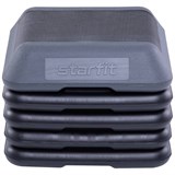 Starfit SP-401 Степ-платформа пятиуровневая квадратная, обрезиненная, 5-ти уровневая - фото 261766