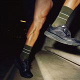 CEP REFLECTIVE MID CUT COMPRESSION SOCKS Компрессионные носки Темно-зеленый - фото 261893