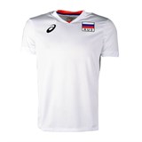 Asics MAN RUSSIA SS TEE Футболка игровая волейбольная Белый - фото 262037