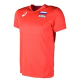 Asics MAN RUSSIA SS TEE Футболка игровая волейбольная Красный - фото 262040 Asics MAN RUSSIA SS TEE Футболка игровая волейбольная Красный - фото 262040