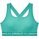 Under Armour MID CROSSBACK HEATHER BRA (W) Бра-топ женский Голубой - фото 262419