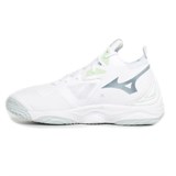 Mizuno WAVE MOMENTUM 3 MID (W) Кроссовки волейбольные женские Белый/Серый - фото 262436