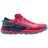 Mizuno WAVE DAICHI 7 (W) Кроссовки беговые женские Розовый/Темно-синий - фото 262474