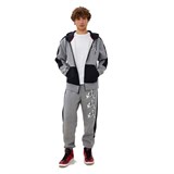 Jordan JUMPMAN CLASSIC FLEECE FZ Толстовка с капюшоном Серый/Черный/Белый* - фото 262515