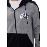 Jordan JUMPMAN CLASSIC FLEECE FZ Толстовка с капюшоном Серый/Черный/Белый* - фото 262517