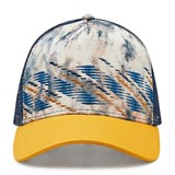 Buff TRUCKER CAP DARIX MULTI Бейсболка беговая Желтый/Темно-синий - фото 262570