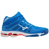 Mizuno WAVE VOLTAGE MID Кроссовки волейбольные Синий/Белый/Красный - фото 262586