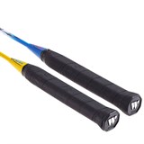 Wish ALUMTEC 502 Набор для бадминтона (2 ракетки, 2 волана) Cиний/Желтый - фото 262616