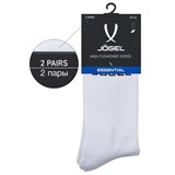 Jögel ESSENTIAL HIGH CUSHIONED SOCKS Носки высокие (2 пары) Белый/Черный - фото 262652