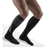 CEP SKI TOURING TALL COMPRESSION SOCKS Компрессионные гольфы с шерстью мериноса для катания на лыжах Черный/Белый - фото 262700