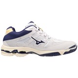 Mizuno WAVE VOLTAGE Кроссовки волейбольные Белый/Темно-синий - фото 262736