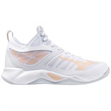 Mizuno WAVE DIMENSION MID (W) Кроссовки волейбольные женские Белый/Золотой - фото 262787
