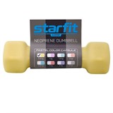 Starfit DB-201 0,5 КГ Гантель неопреновая Желтый Пастель - фото 262861