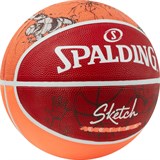 Spalding SKETCH DRIBLE (84381Z) Мяч баскетбольный Красный/Оранжевый - фото 262868