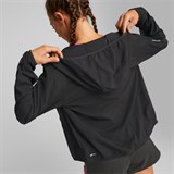 Puma LIGHTWEIGHT RUNNING JACKET (W) Ветровка беговая женская Черный - фото 262887