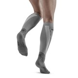 CEP COLD WEATHER TALL COMPRESSION SOCKS (W) Компрессионные гольфы с шерстью мериноса для бега женские Серый - фото 263029