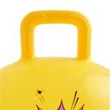 Starfit GB-411 55СМ, 650Г Мяч-попрыгун с ручкой антивзрыв Желтый - фото 263041