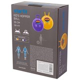 Starfit GB-411 55СМ, 650Г Мяч-попрыгун с ручкой антивзрыв Желтый - фото 263043