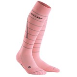 CEP REFLECTIVE TALL COMPRESSION SOCKS (W) Компрессионные гольфы женские Розовый/Серый - фото 263203