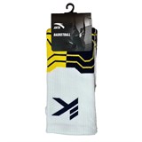 Anta BASKETBALL (892411335-2) Носки баскетбольные Белый/Темно-синий/Желтый - фото 263242