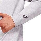 Asics BIG ASICS OTH HOODIE Толстовка беговая с капюшоном Серый/Черный - фото 263251