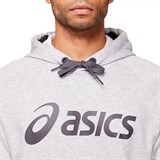 Asics BIG ASICS OTH HOODIE Толстовка беговая с капюшоном Серый/Черный - фото 263252