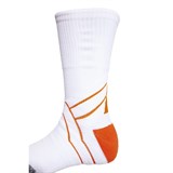 Anta BASKETBALL 892341336-3 Носки баскетбольные высокие Белый/Оранжевый - фото 263280