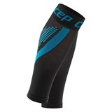 CEP NIGHTTECH CALF SLEEVES Компрессионные гетры со светоотражателями Черный/Голубой - фото 263307