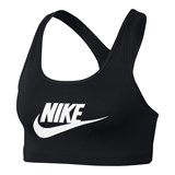 Nike SWOOSH FUTURA SPORTS BRA Бра-топ женский Черный* - фото 263382