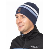 Moax TRADITION SPORT STRIPE Шапка Серый/Синий - фото 263400