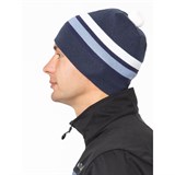 Moax TRADITION SPORT STRIPE Шапка Серый/Синий - фото 263401