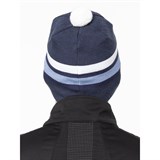 Moax TRADITION SPORT STRIPE Шапка Серый/Синий - фото 263402