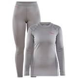 Craft CORE WARM BASELAYER SET (W) Комплект термобелья женский Серый - фото 263445