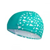 Speedo PRINTED PACE CAP JR Шапочка для плавания детская Зеленый/Белый - фото 263807