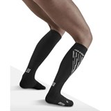 CEP SKI THERMO TALL COMPRESSION SOCKS (W) Компрессионные гольфы для катания на лыжах женские Черный/Белый - фото 263903