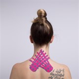 RockTape DESIGN 5смх5м розовый узор Кинезиотейп Розовый/Фиолетовый - фото 263922