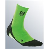 CEP DYNAMIC+ SHORT SOCKS (W) Компрессионные носки для занятий спортом женские Зеленый/Черный - фото 264030