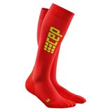 CEP PROGRESSIVE+ RUN SOCKS 2.0 Компрессионные гольфы ультратонкие Красный/Салатовый - фото 264058