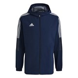 Adidas TIRO 21 Куртка ветрозащитная Темно-синий/Белый - фото 264062