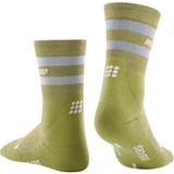 CEP HIKING 80S MID CUT COMPRESSION SOCKS Компрессионные носки Салатовый/Серый - фото 264096