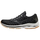 Mizuno WAVE RIDER 24 WAVEKNIT (W) Кроссовки беговые женские Черный/Темно-серый/Бежевый - фото 264182