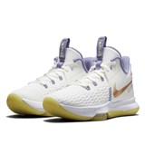 Nike LEBRON WITNESS V Кроссовки баскетбольные Белый/Фиолетовый - фото 264223 Nike LEBRON WITNESS V Кроссовки баскетбольные Белый/Фиолетовый - фото 264223